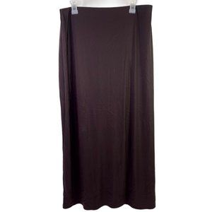 Brown Maxi Skirt Size: 1X